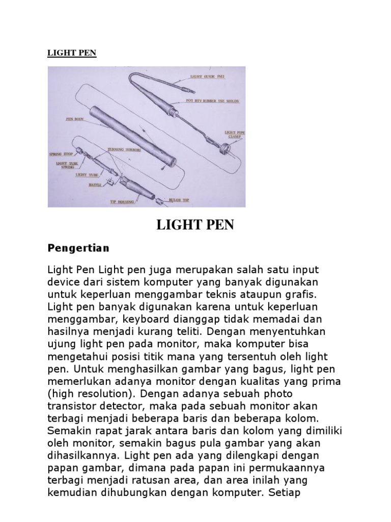 Light Pen | PDF
