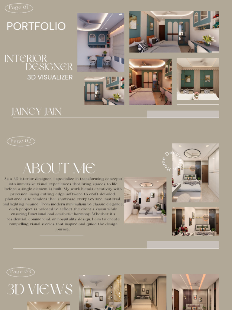 Jaincy Jain, 3d Portfolio | PDF