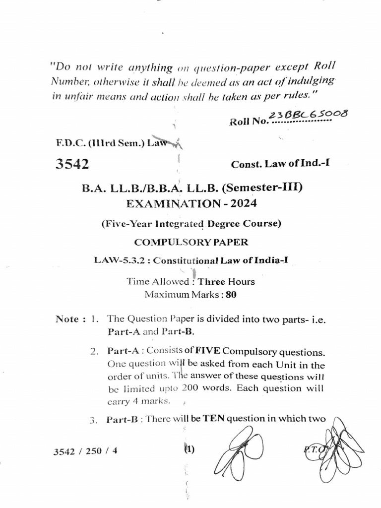 Sem 3 Papers | PDF