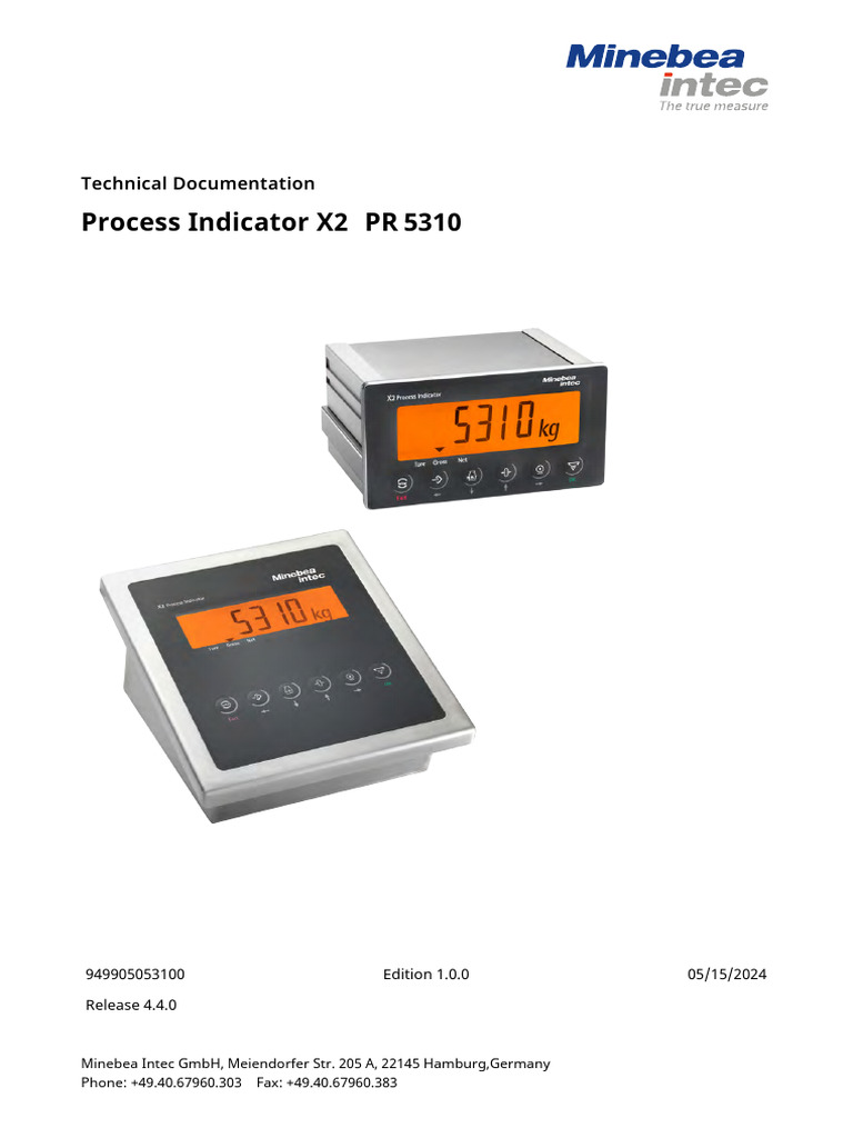 Minebea Intec X2 Indicator Manual | PDF | Alternating Current | Fuse ...