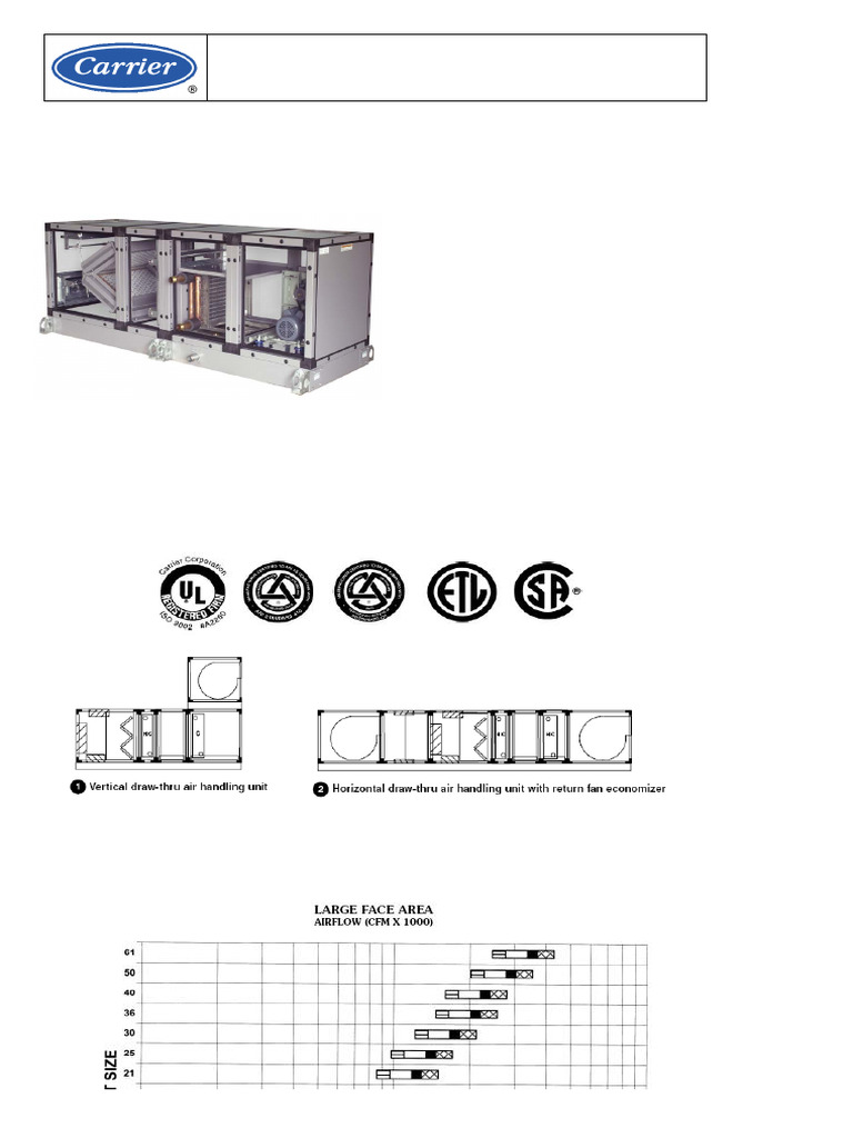 Aero™ 39M Air Handling Units Overview | PDF | Ventilation (Architecture ...