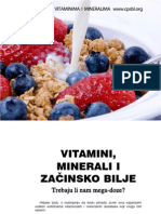 Misterija o Vitaminima I Mineralima