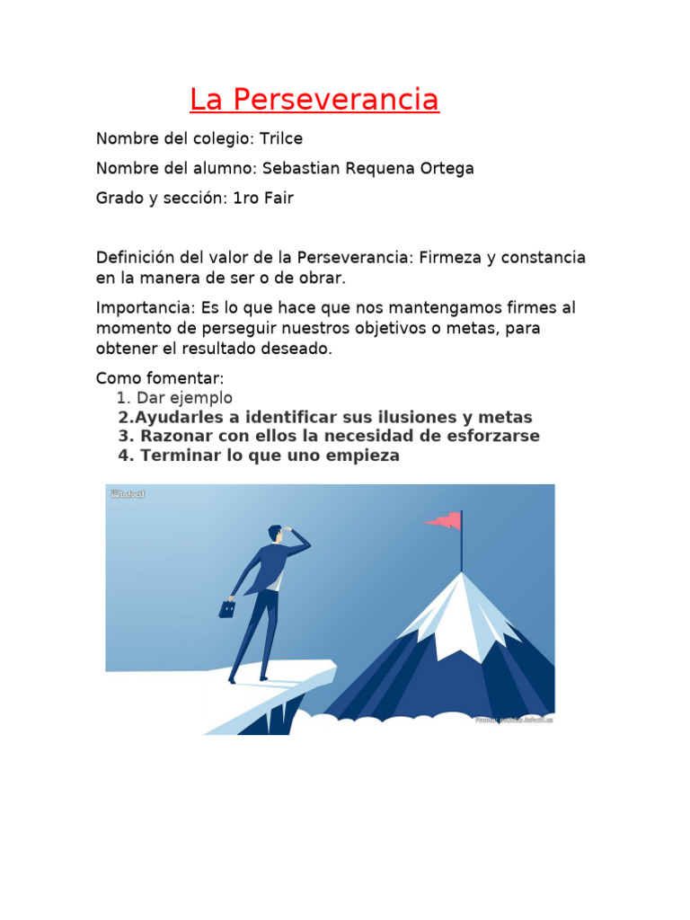 La Perseverancia | PDF