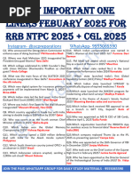 2025 Current Affairs Quiz Answers | PDF | Government Of India