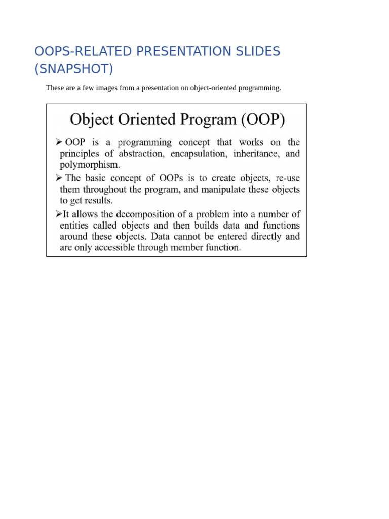 Oops | PDF