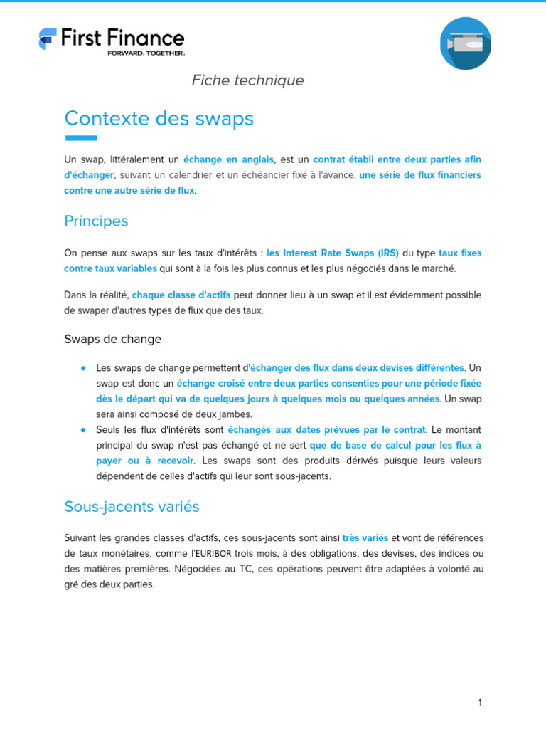 Swaps de Devises : Principes et Applications | PDF | Swap (Finance ...