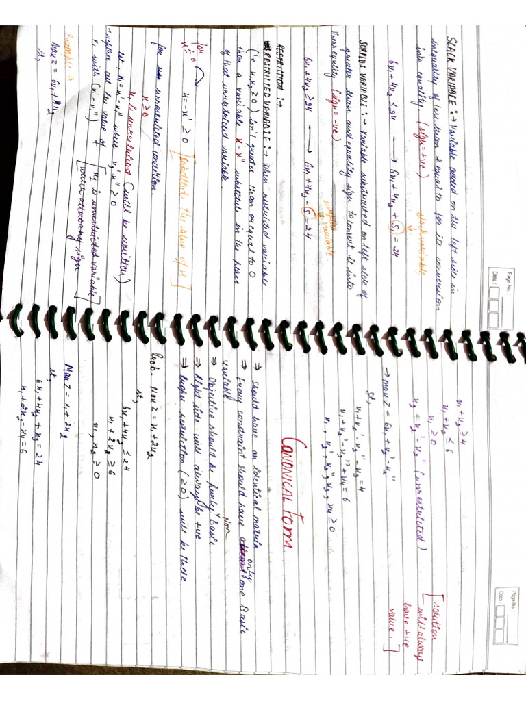 Or 1st Sem Notes | PDF