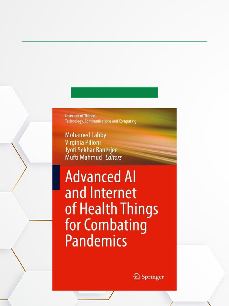 Advanced AI and Internet of Health Things For Combating Pandemics ISBN ...