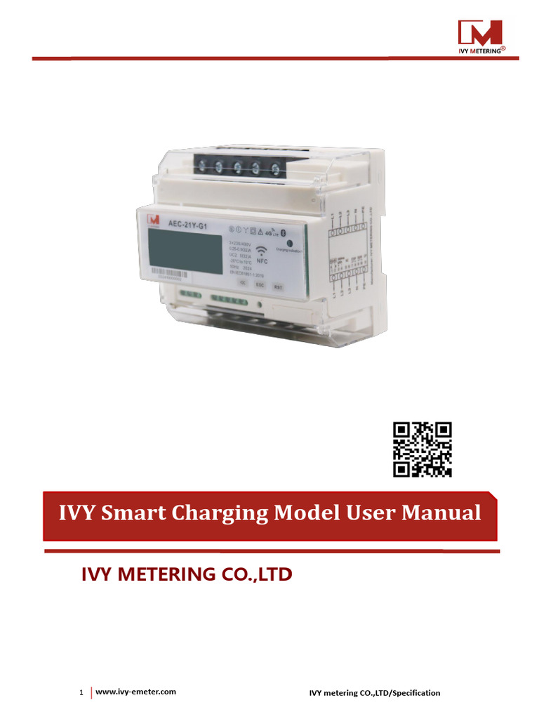 用户使用手册IVY Smart Charging Module User Manual (AEC-21Y-G1) | PDF ...