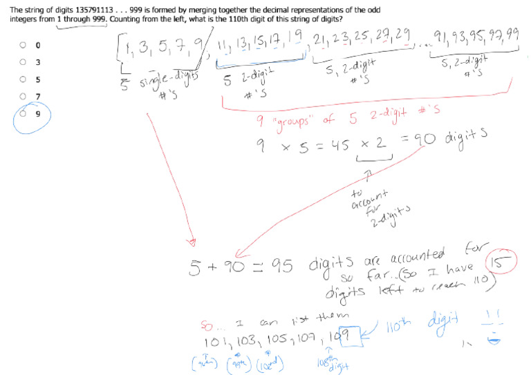 String Digits Problem GMAT | PDF
