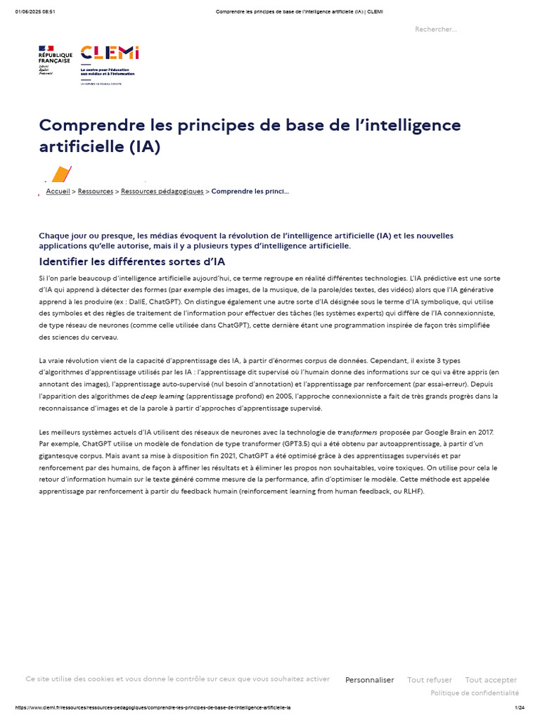 Comprendre les principes de base de l’intelligence artificielle (IA ...