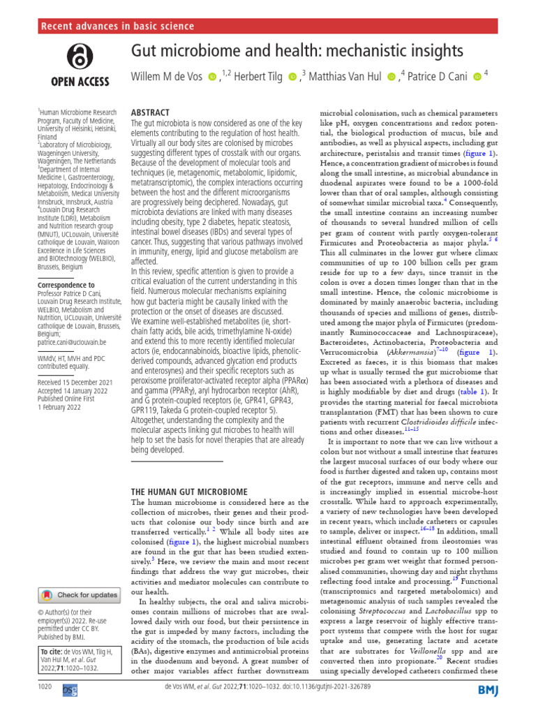 Microbiome 1 | PDF | Gastrointestinal Tract | Lipopolysaccharide