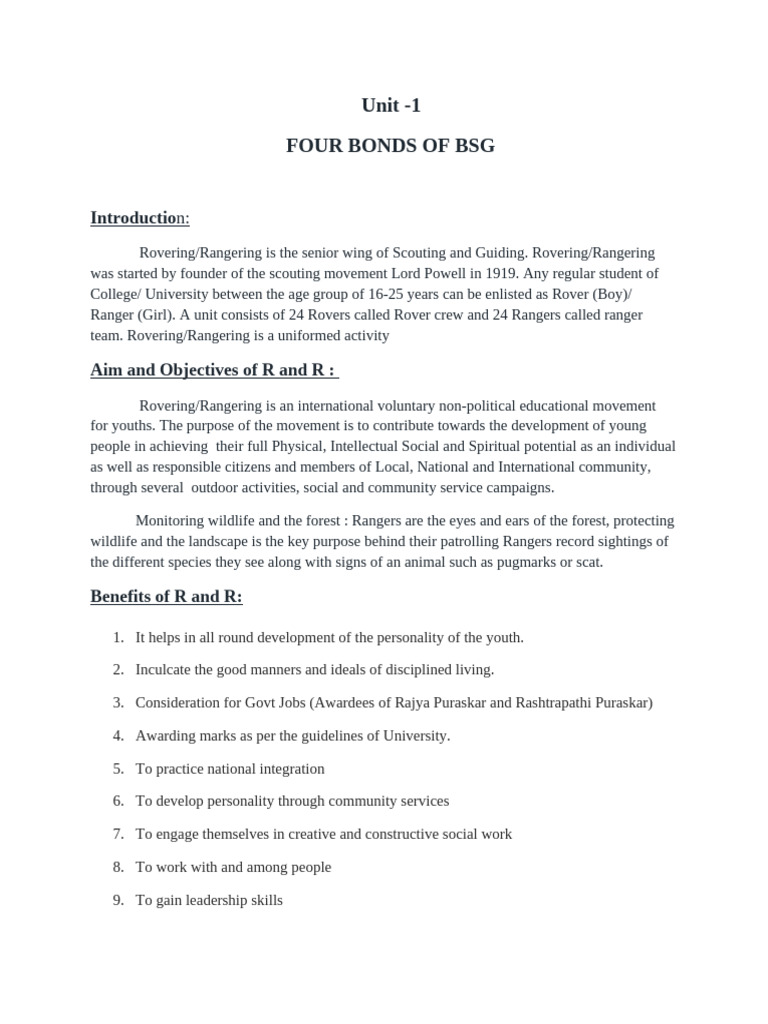 Understanding Rover and Ranger Roles | PDF | First Aid