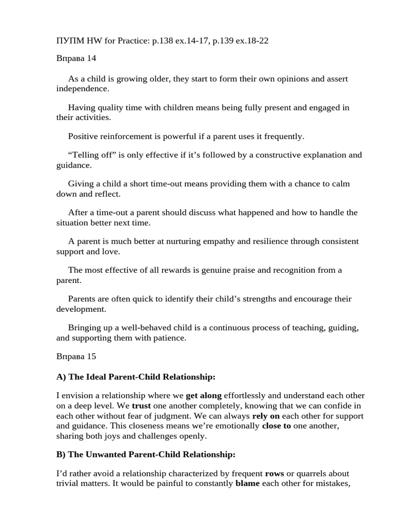 Parenting Strategies and Child Behavior | PDF | Disciplines ...
