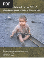 Children and Mining Study India