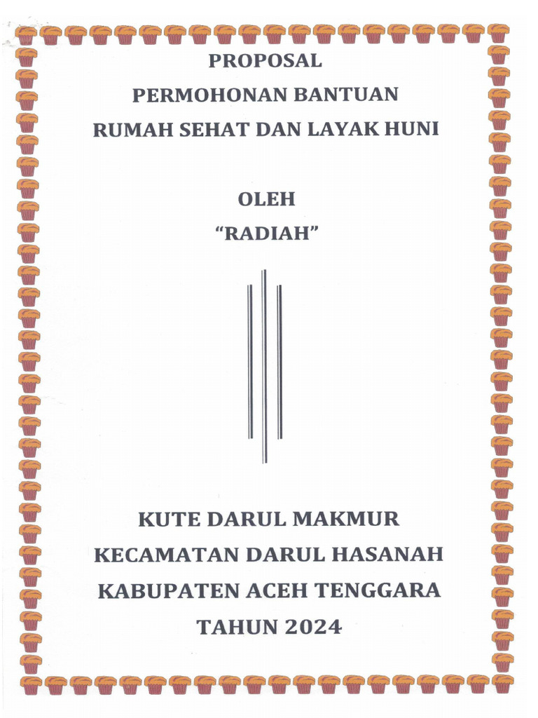 Bantuan Rumah Layak Huni Radiah | PDF