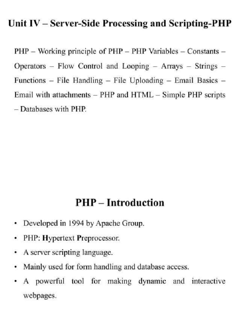Web Essential - UNIT-4 | PDF