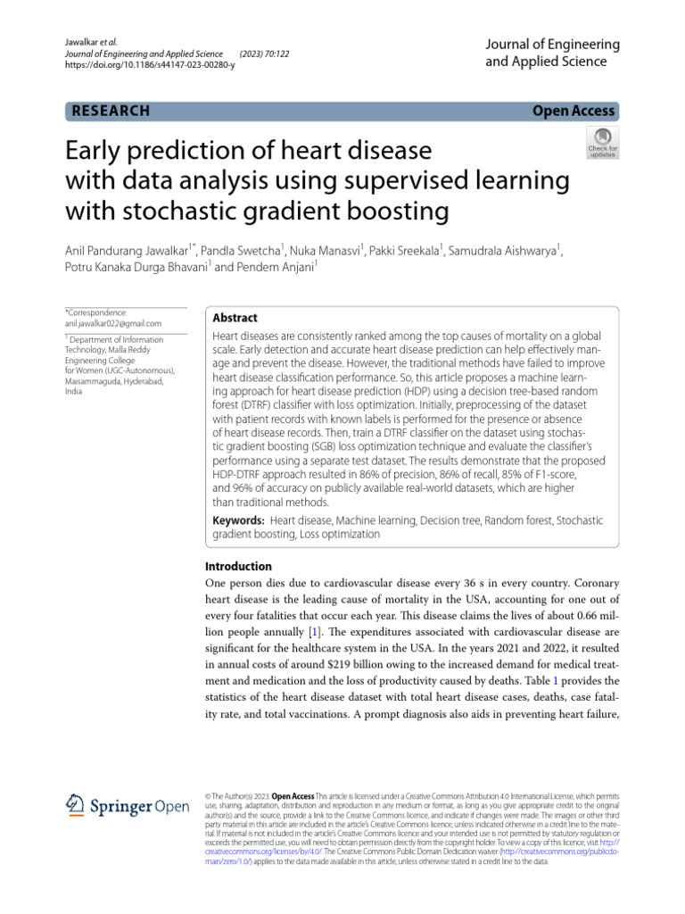 Predctive Model For Cardiovascular Disease by Using Ai ML | PDF ...