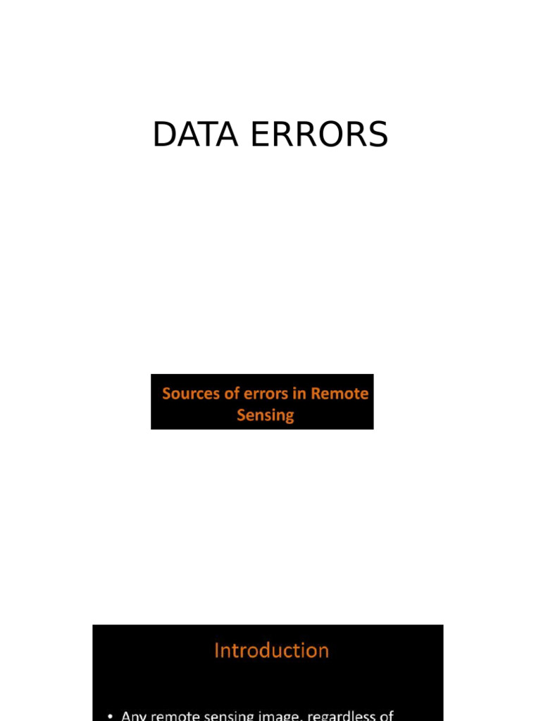 Data Collection Errors | PDF