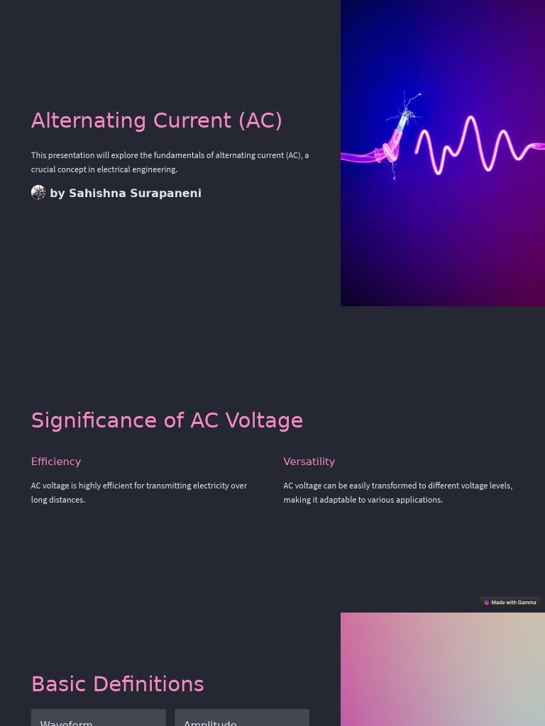 Fundamentals of Alternating Current | PDF | Alternating Current | Root ...