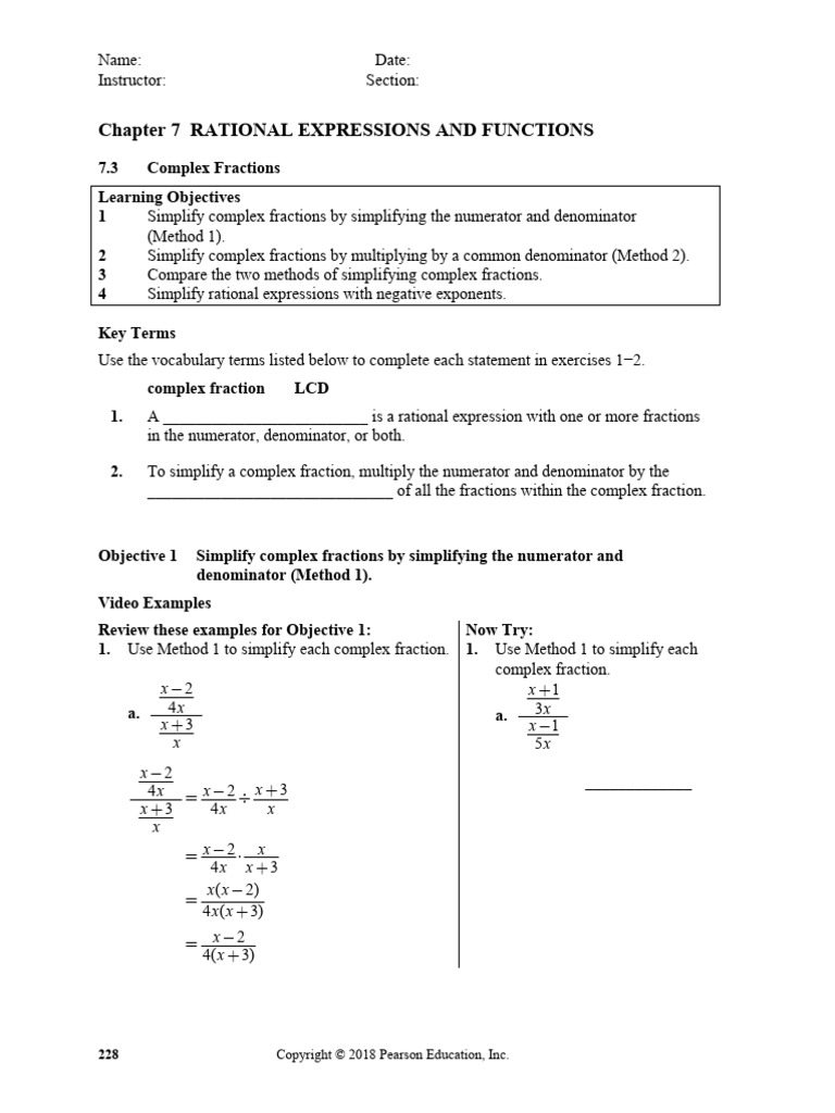 Math 60 Guided Notebook 7.3 | PDF | Elementary Mathematics | Numbers