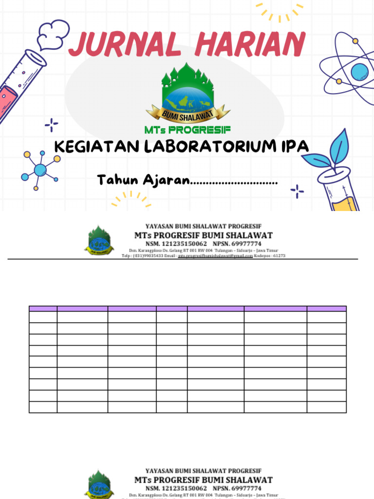 Jurnal Laboratorium IPA MTs Progresif | PDF