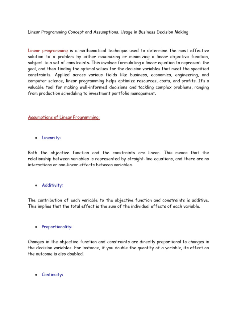 Untitled Document | PDF | Loss Function | Linear Programming