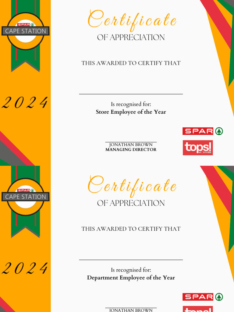 CS Year End Certificate 041224 | PDF