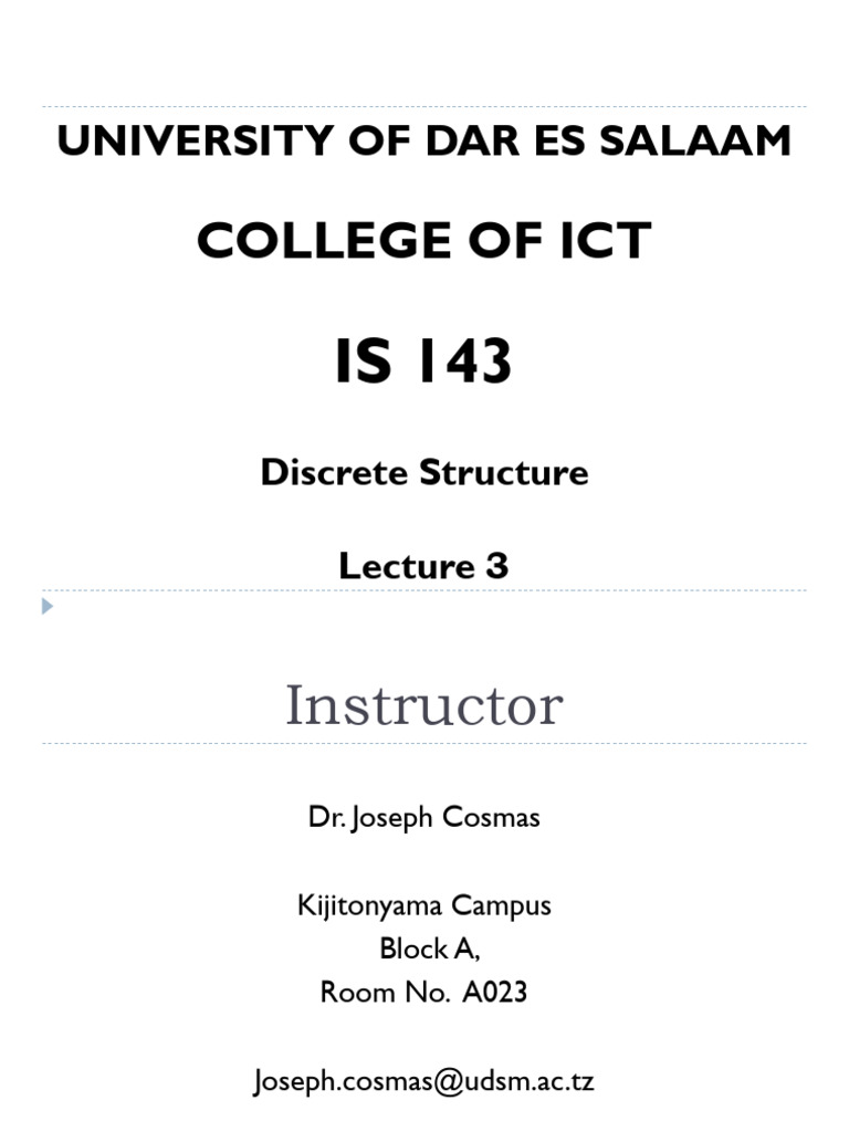 Discrete Structures Lecture Notes | PDF | Set (Mathematics) | Empty Set