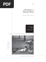 a Psicologia e a educação moral