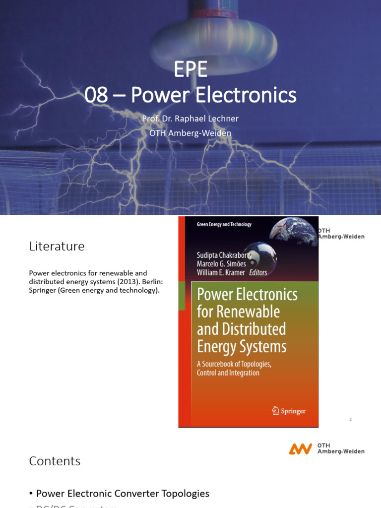 08 EPE Power Electronics WS24-25 Blank Final | PDF | Power Inverter ...