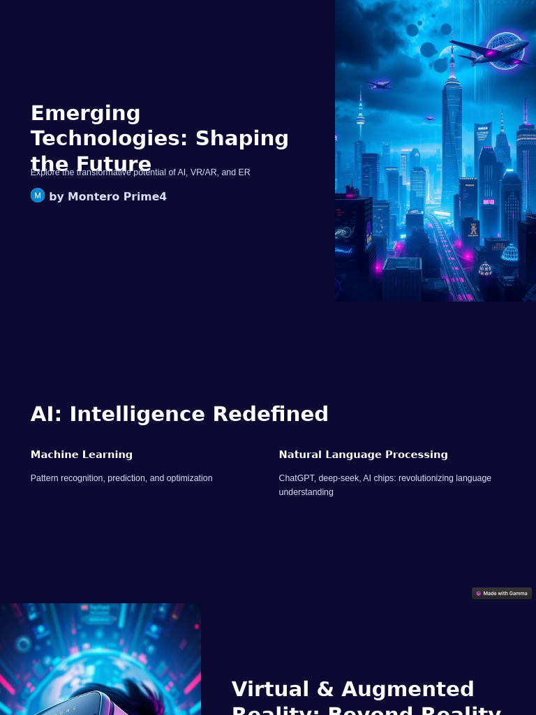 Emerging Technologies Transforming Life | PDF