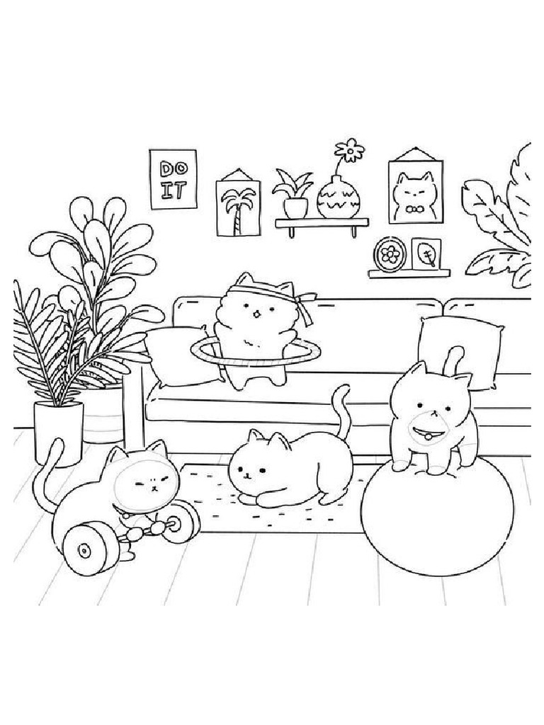 Desenho para Colorir Com Canetinha Toch | PDF