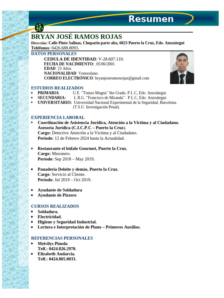 Bryan José Ramos Rojas | PDF