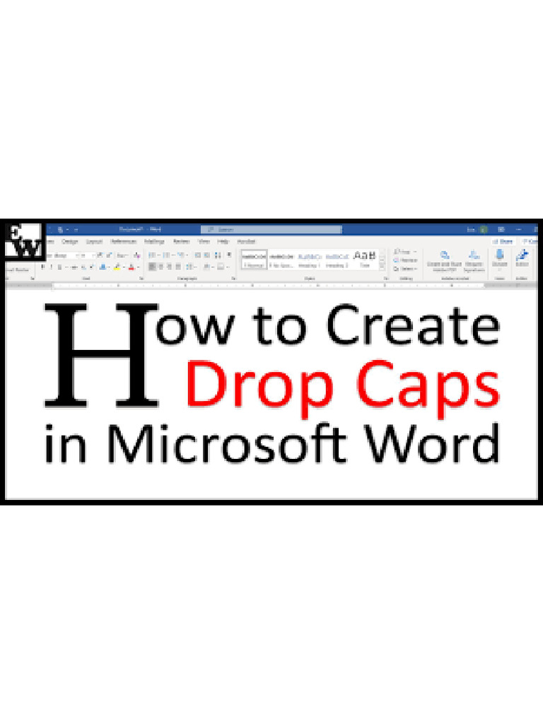 Drop Cap and Wordart | PDF