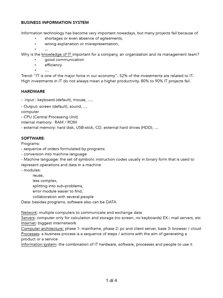 Understanding Business Information Systems | PDF | Programming Language ...