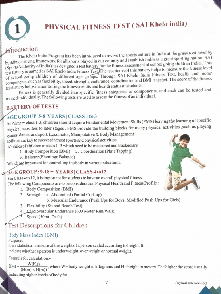Physical Education Practical Class 11 | PDF