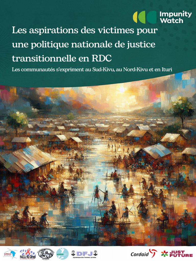 Justice Transitionnelle en RDC : Voix des Victimes | PDF | Justice ...