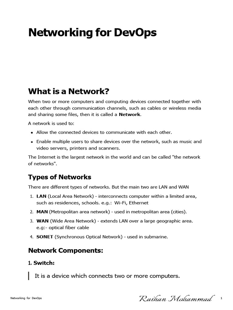 Networking For DevOps - The Backbone of Automation | PDF | Osi Model ...