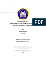 Laporan Praktikum 1 Jarkom Pak Par