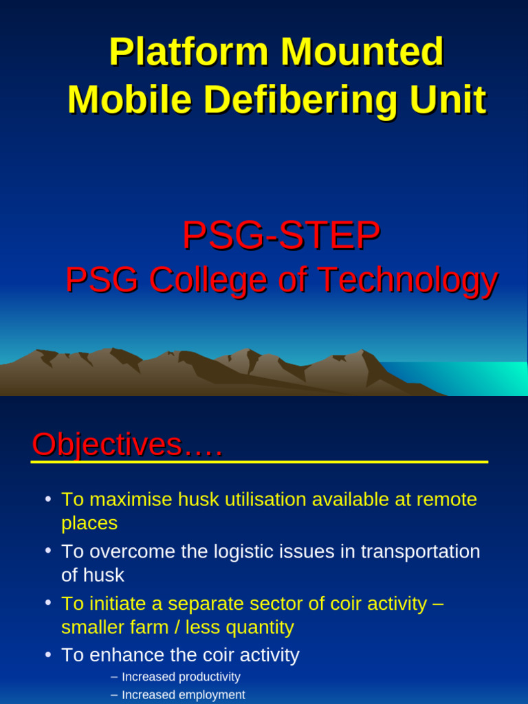 Mobile Defibering 1 | PDF