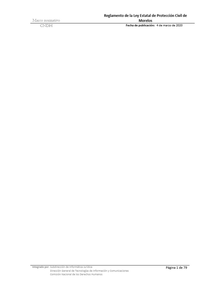 Reglamento LEPCE Mor | PDF | Defensa Civil | Regulación