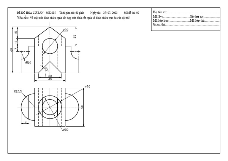 Nga-De DHCB Ky2 - 2022-2023-02-Model1 | PDF