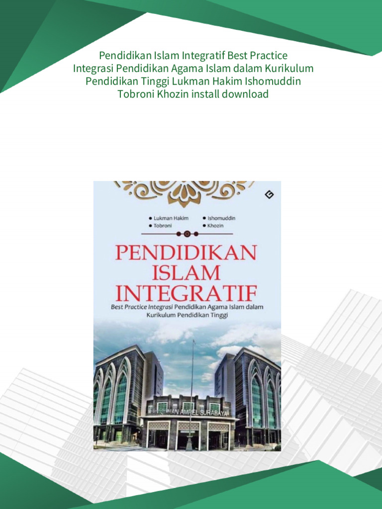 Integrasi Pendidikan Islam dalam Kurikulum | PDF