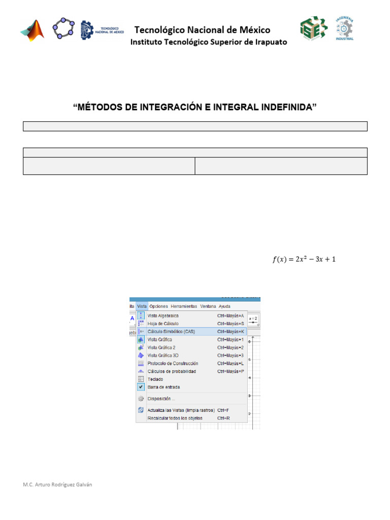 Practica 2 Calculo Integral P1 | PDF | Integral | Ingeniería de software