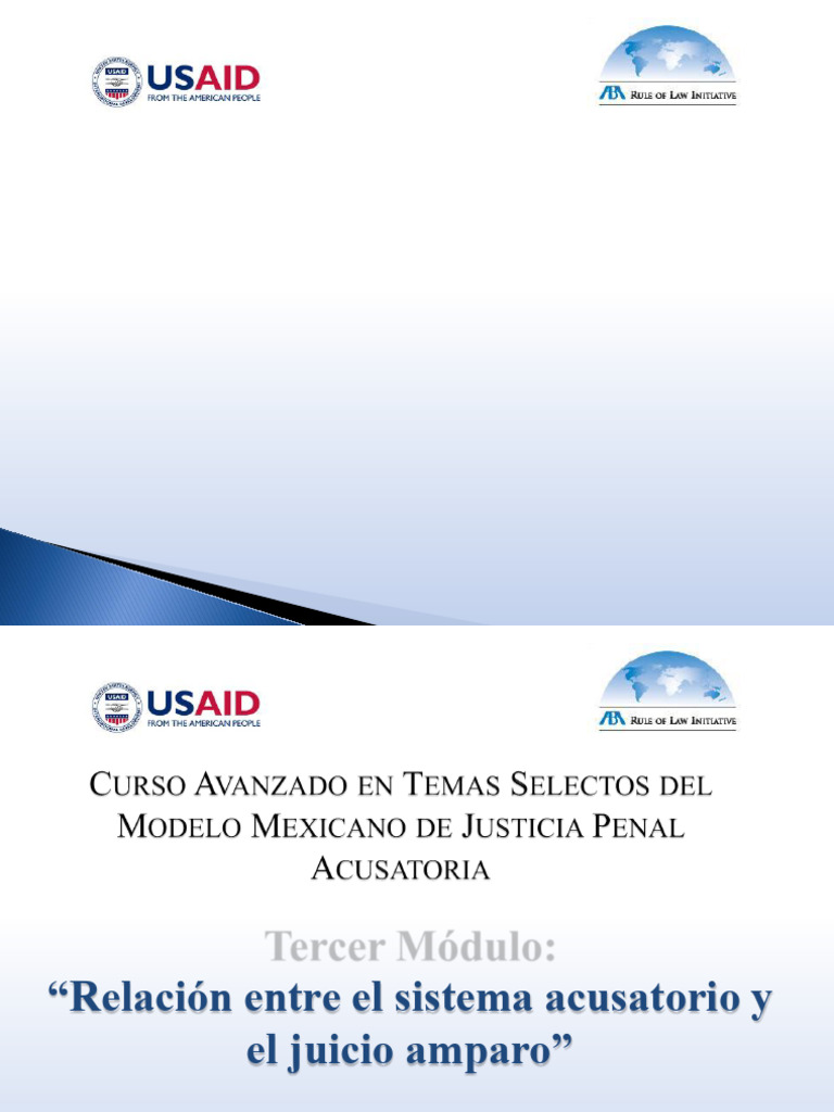 Relación entre Juicio de Amparo y Sistema Acusatorio | PDF | Mandato ...