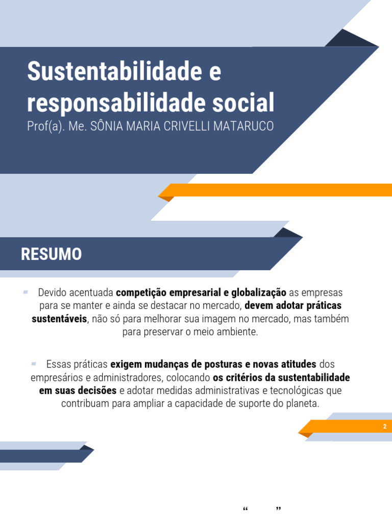 Gestão Ambiental e Sustentabilidade Empresarial | PDF | Gestão de ...