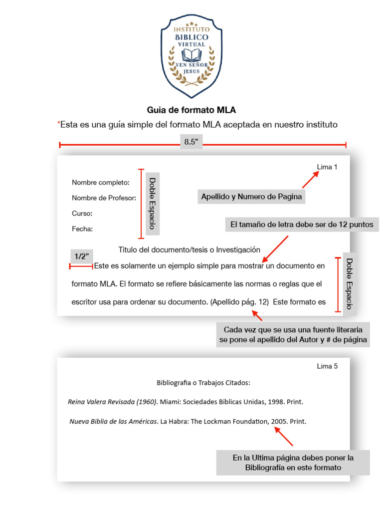 Guia Formato MLA | PDF