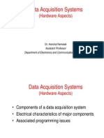 Data Acquisition Systems: (Hardware Aspects)