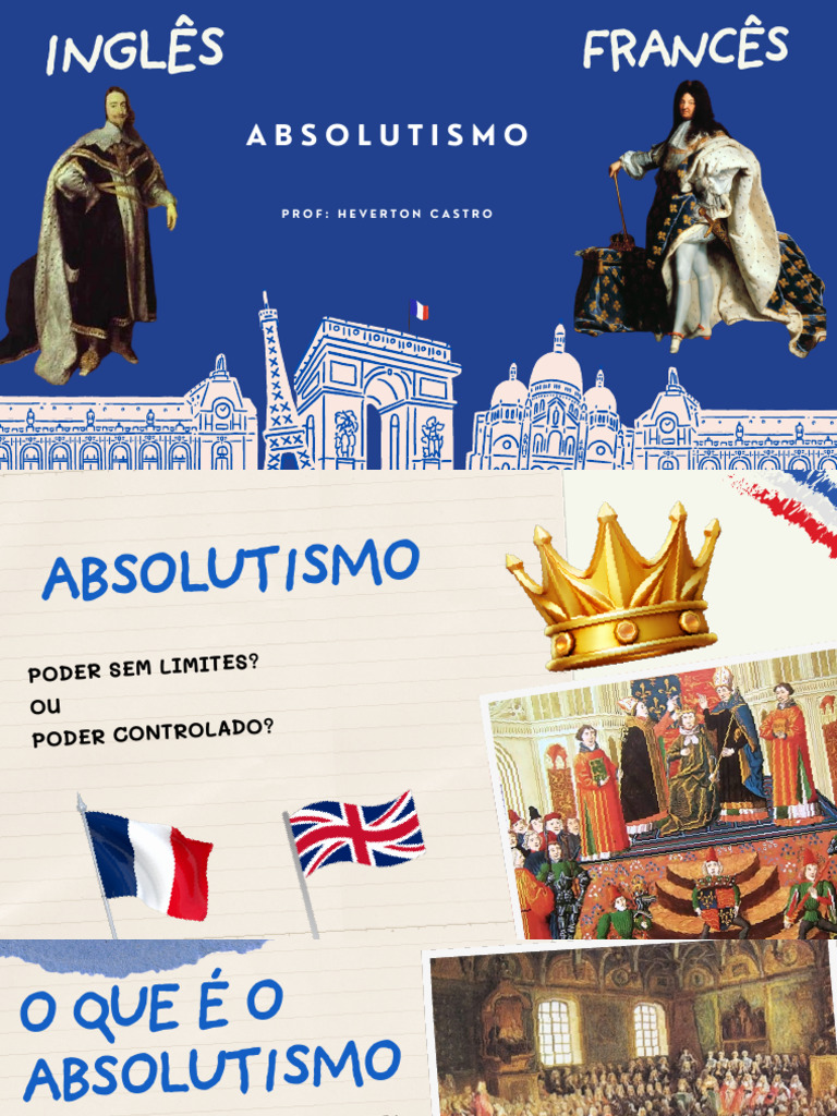 Absolutismo: França e Inglaterra | PDF | França | Monarquia